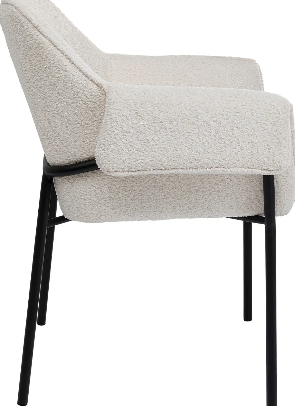 KARE Design Tuolit*Bess Tuoli Käsinojilla, Kermanvärinen