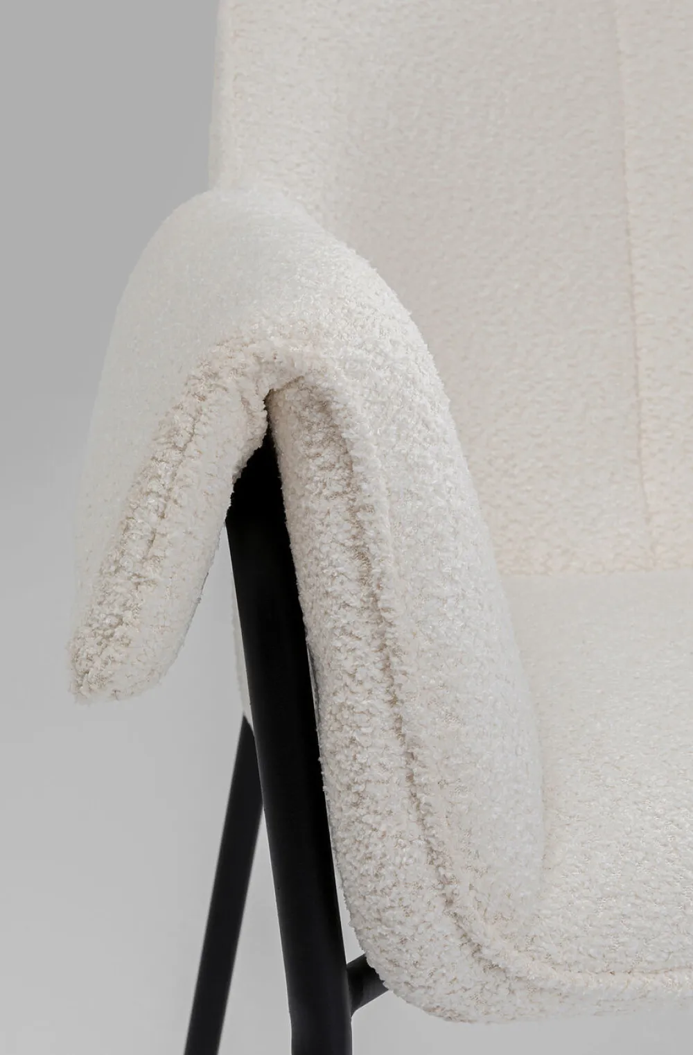 KARE Design Tuolit*Bess Tuoli Käsinojilla, Kermanvärinen