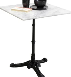 KARE Design Pöydät|Baaripöydät*Bistro Kaffeehaus Square Pöytä, Valkoinen 60x60cm