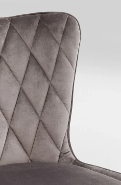 KARE Design Tuolit*Black Marshall Velvet Tuoli Harmaa