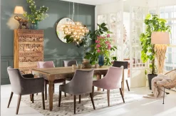 KARE Design Tuolit*Black Mode Velvet Tuoli Käsinojilla, Harmaa