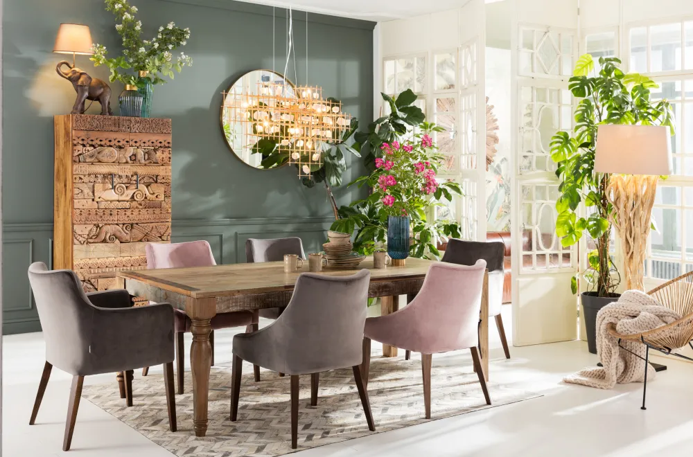 KARE Design Tuolit*Black Mode Velvet Tuoli Käsinojilla, Harmaa