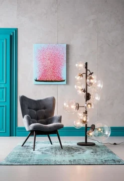 KARE Design Olohuone|Nojatuolit*Black Vicky Velvet Nojatuoli Harmaa