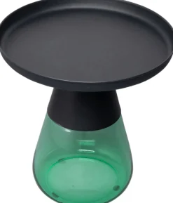 KARE Design Sohvapöydät|Olohuone*Bottiglia Sivupöytä, Vihreä/musta Ø50cm