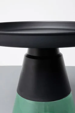 KARE Design Sohvapöydät|Olohuone*Bottiglia Sivupöytä, Vihreä/musta Ø50cm