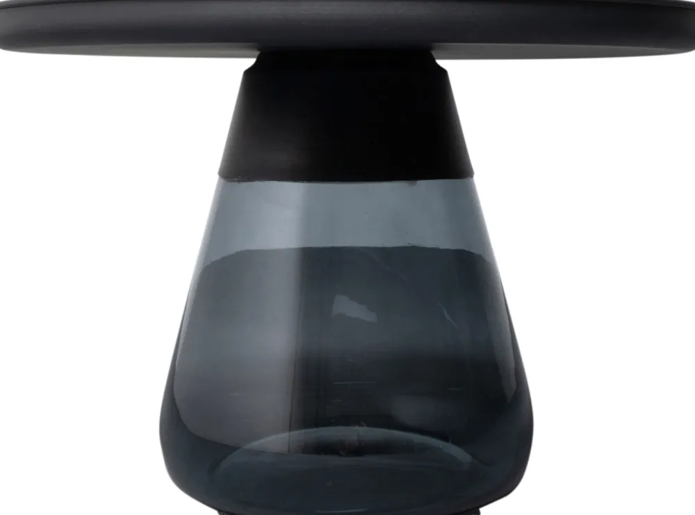 KARE Design Sohvapöydät|Olohuone*Bottiglia Smoke Sivupöytä, Musta Ø 60cm