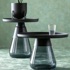 KARE Design Sohvapöydät|Olohuone*Bottiglia Smoke Sivupöytä, MustaØ50cm