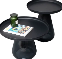 KARE Design Sohvapöydät|Olohuone*Bottiglia Smoke Sivupöytä, MustaØ50cm