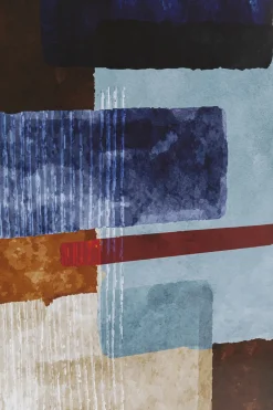 KARE Design Taulut*Box Back Blue Kehystetty Taulu 60x80cm