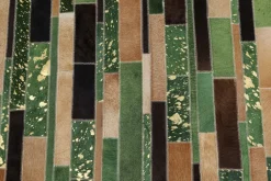 KARE Design Matot*Brick Lehmännahka Matto Vihreä 120x180cm