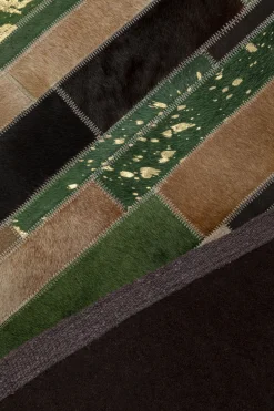 KARE Design Matot*Brick Lehmännahka Matto Vihreä 120x180cm