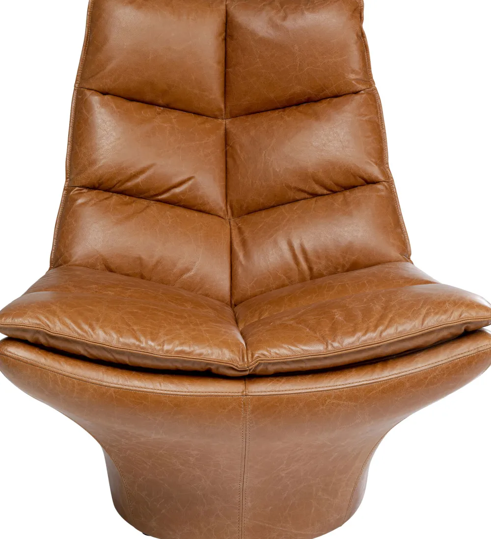 KARE Design Nojatuolit*Bridge Nojatuoli, Nahka, Ruskea