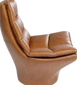 KARE Design Nojatuolit*Bridge Nojatuoli, Nahka, Ruskea