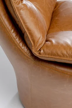 KARE Design Nojatuolit*Bridge Nojatuoli, Nahka, Ruskea