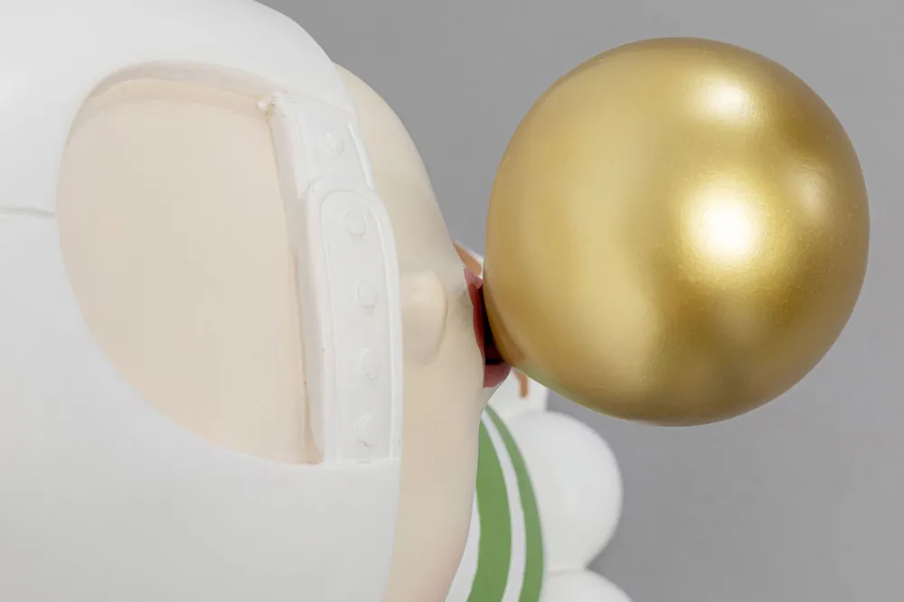 KARE Design Jalalliset Koriste-Esineet*Bubble Boy Poika Ja Koira Koriste-esine 82cm