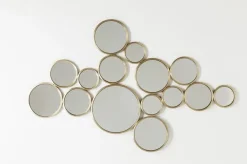 KARE Design Peilit*Bubbles Seinäpeili, Messinki 138x93cm