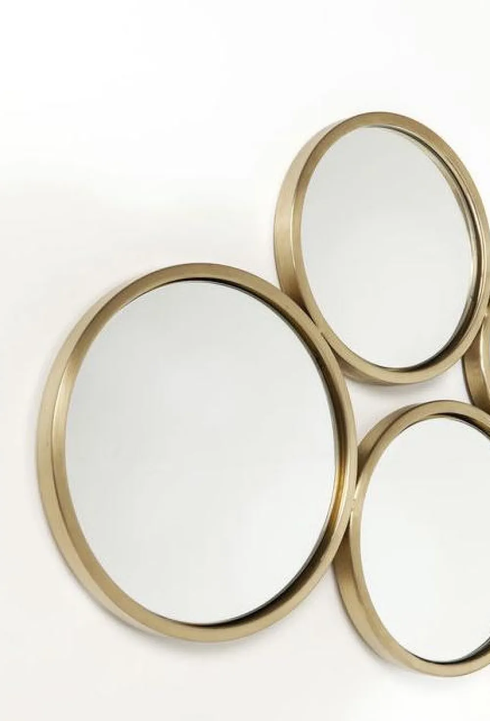 KARE Design Peilit*Bubbles Seinäpeili, Messinki 138x93cm