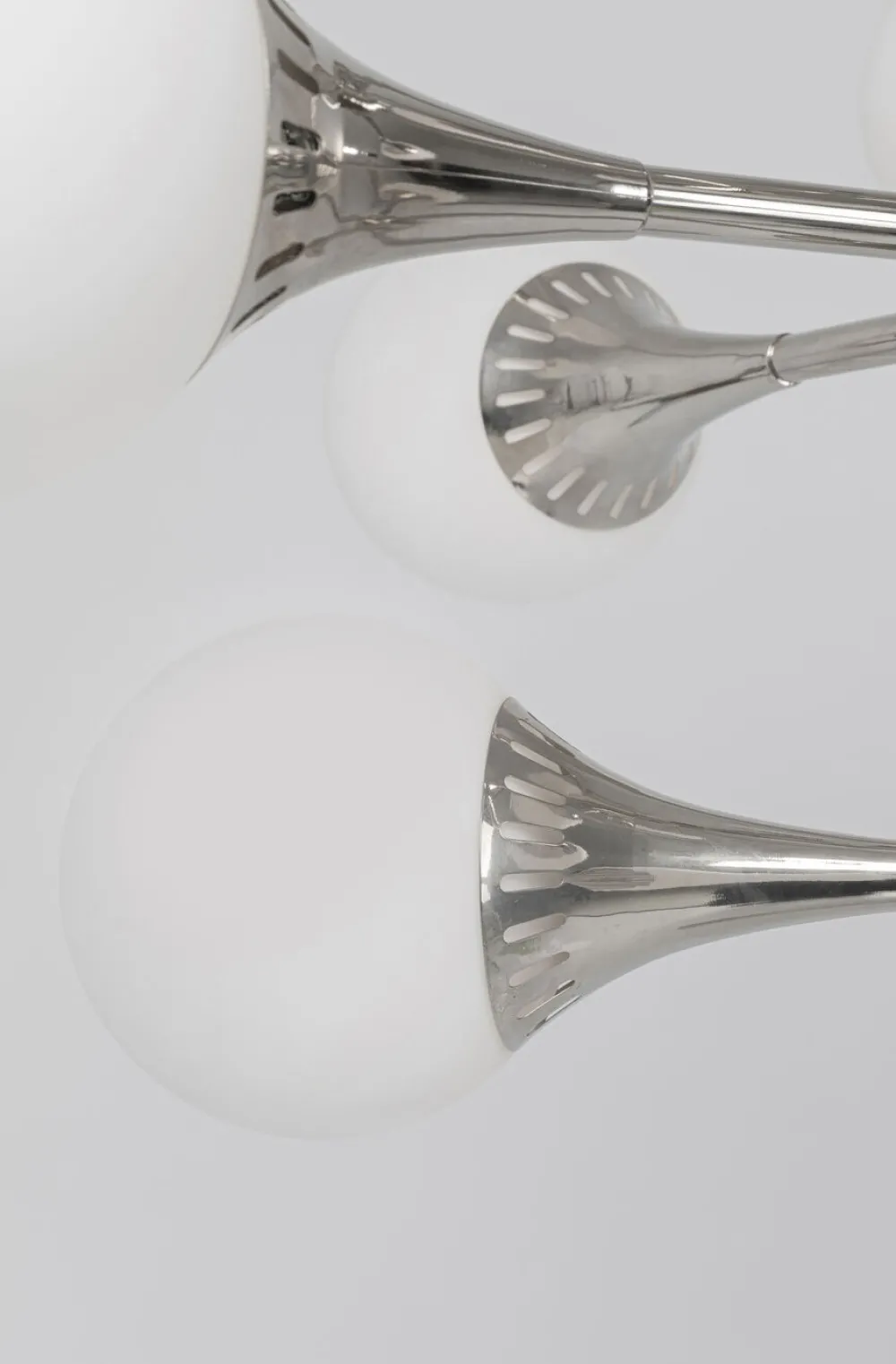 KARE Design Riippuvalaisimet*Bulb Fiction 20 Riippuvalaisin Hopea Ø102cm