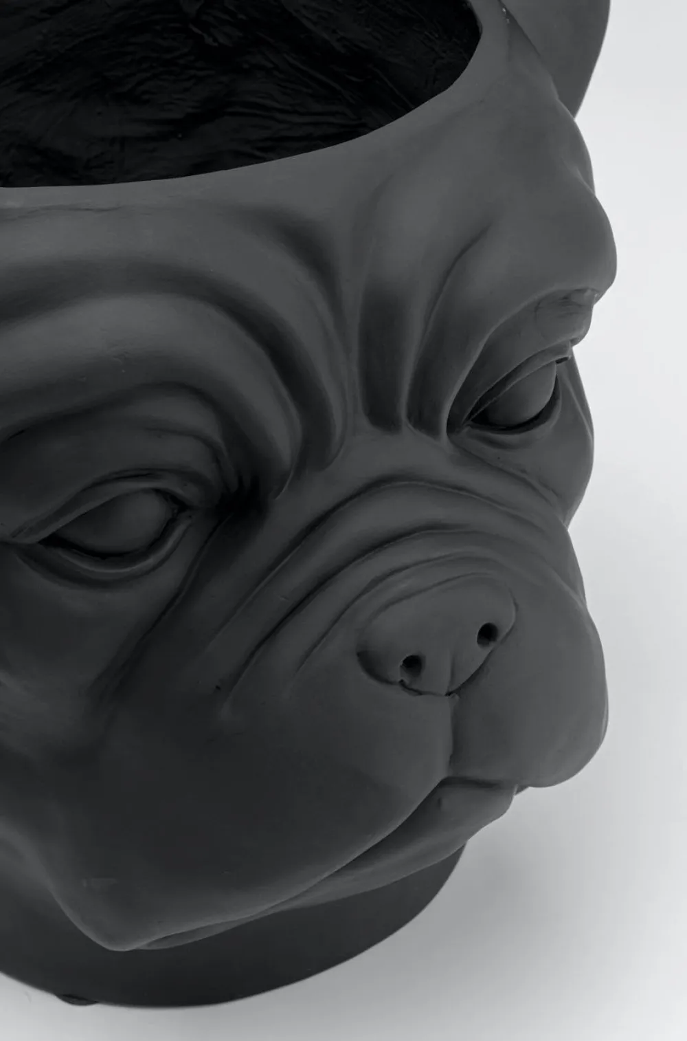 KARE Design Ruukut*Bulldog Black Suojaruukku, Musta