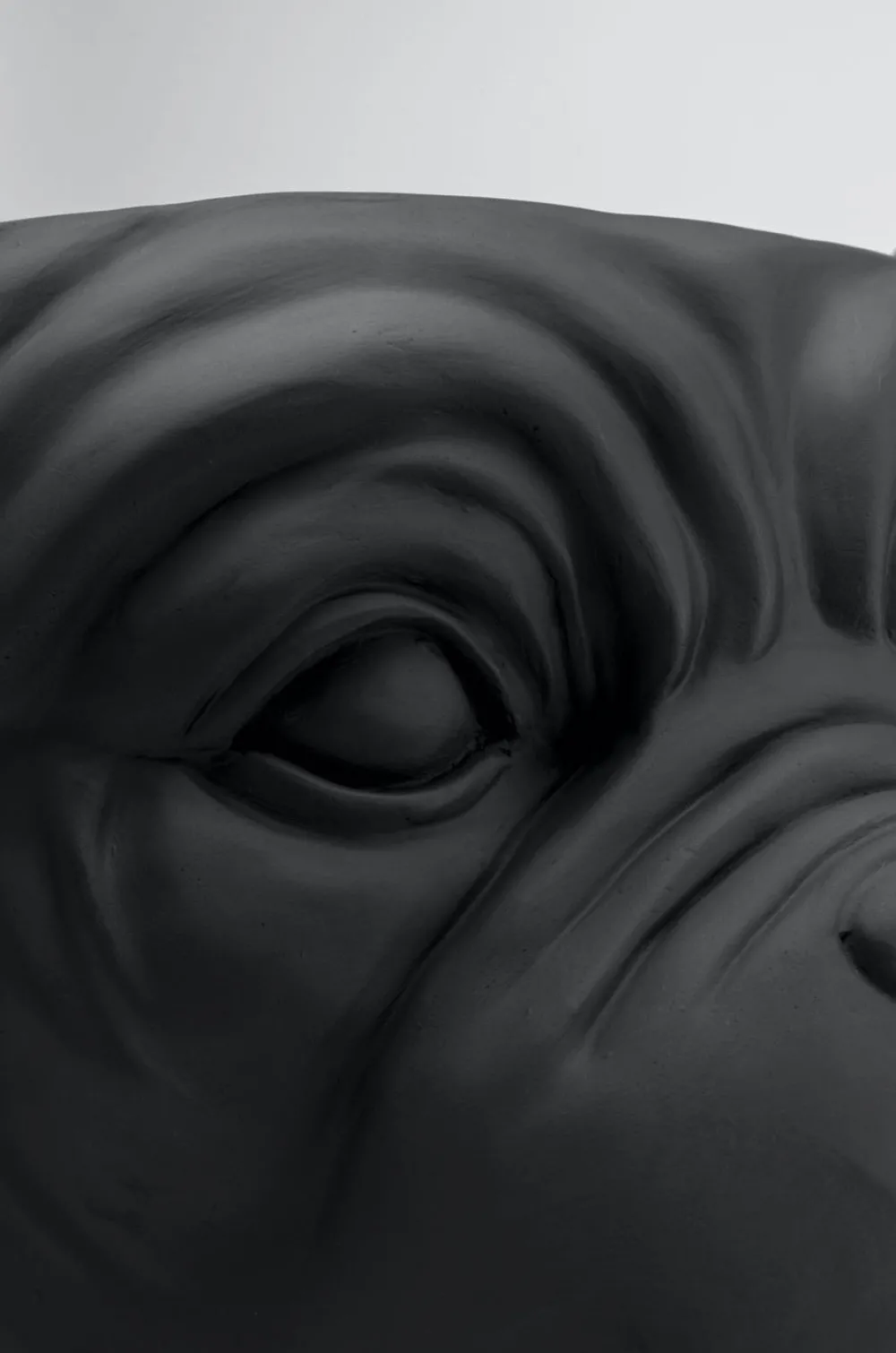 KARE Design Ruukut*Bulldog Black Suojaruukku, Musta