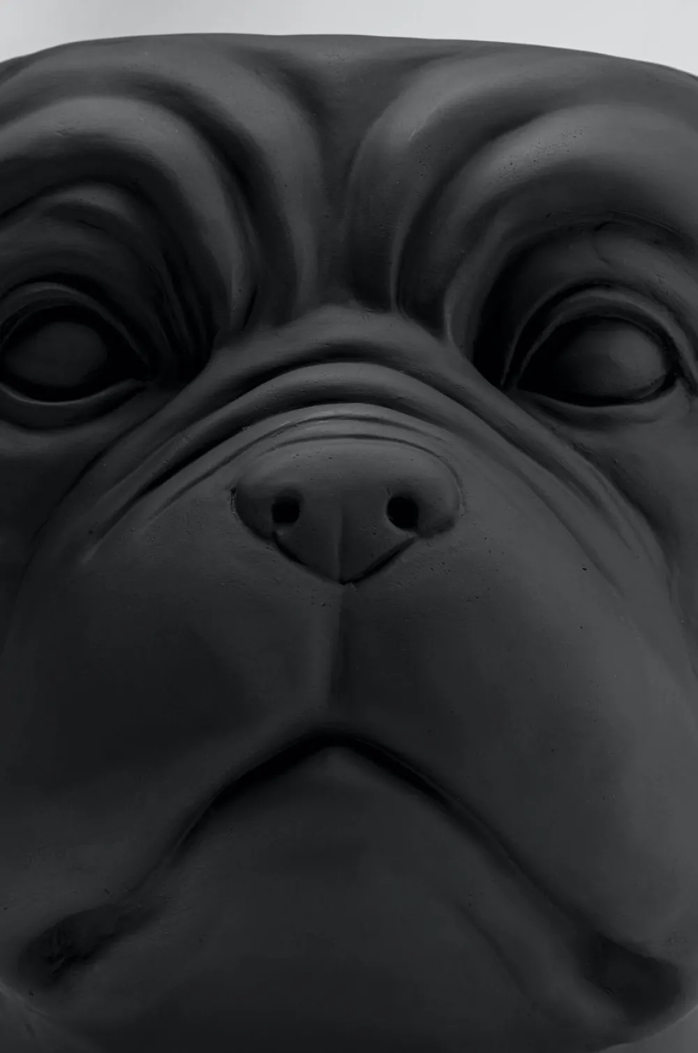 KARE Design Ruukut*Bulldog Black Suojaruukku, Musta