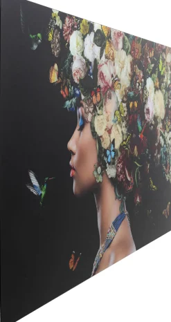 KARE Design Taulut*Bunch Of Flowers Lasitaulu 150x100cm