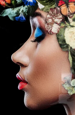 KARE Design Taulut*Bunch Of Flowers Lasitaulu 150x100cm