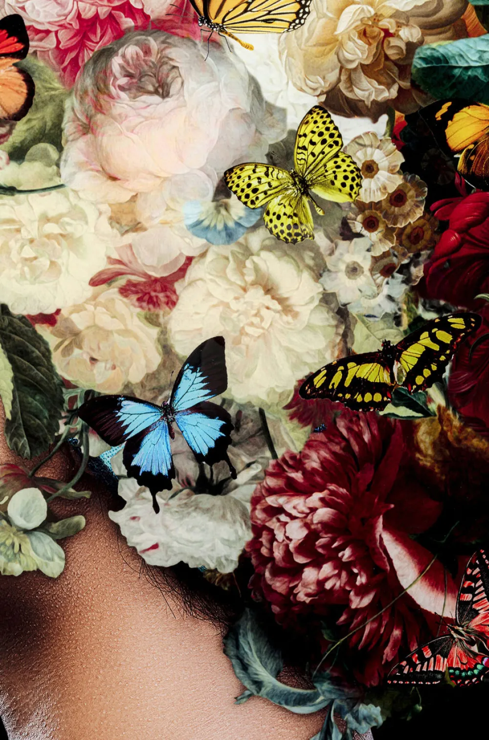 KARE Design Taulut*Bunch Of Flowers Lasitaulu 150x100cm