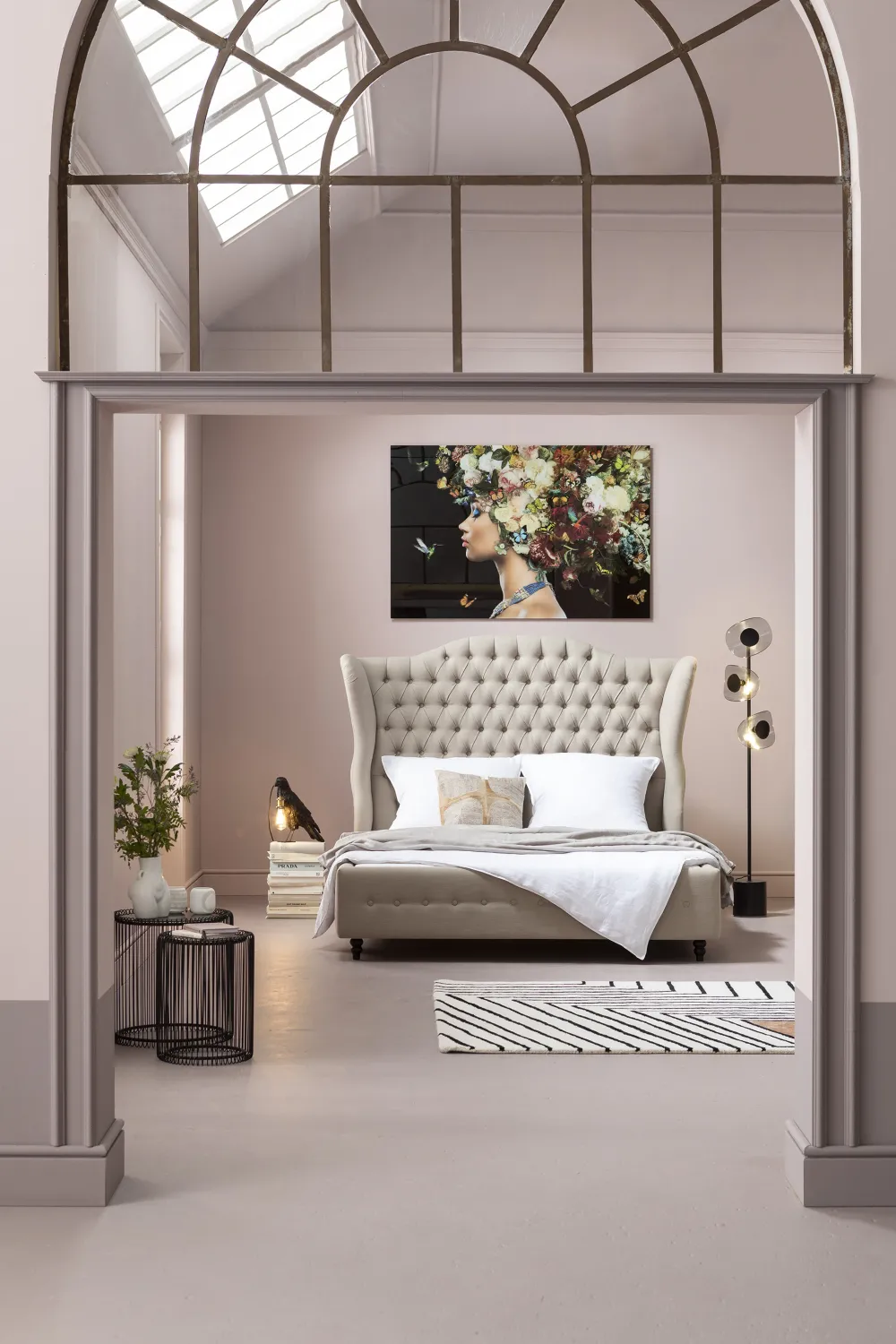 KARE Design Taulut*Bunch Of Flowers Lasitaulu 150x100cm