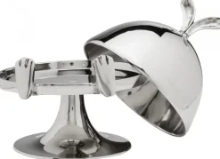 KARE Design Keittiö Ja Astiat|Jalalliset Koriste-Esineet*Bunny Pupu Kakkukupu, Tarjotin Kuvulla, Hopea