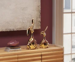 KARE Design Koriste-Esineet*Bunny Pupu Koriste-esine, Kulta 37cm