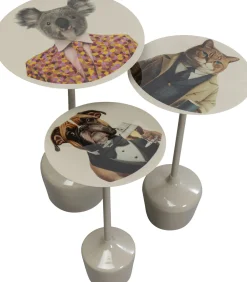 KARE Design Sohvapöydät*Business Animal Sivupöydät (3/Setti)