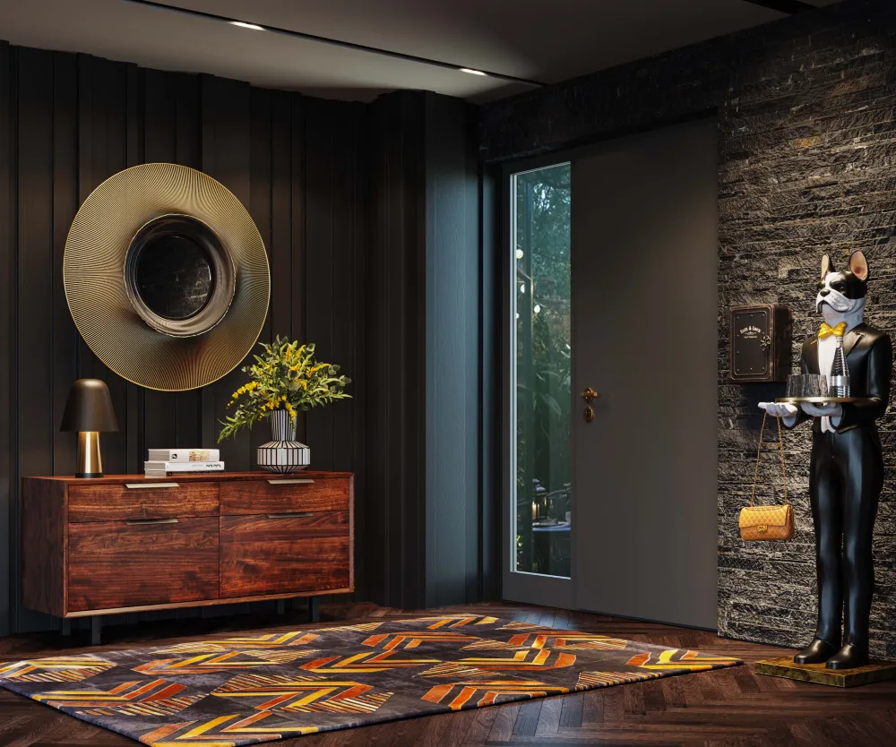 KARE Design Jalalliset Koriste-Esineet*Butler Dog Alfred Koriste-esine 165cm