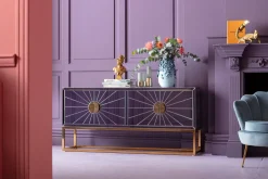 KARE Design Maljakot|Olohuone*Butterflies Perhoset Maljakko, Vaaleansininen 35cm