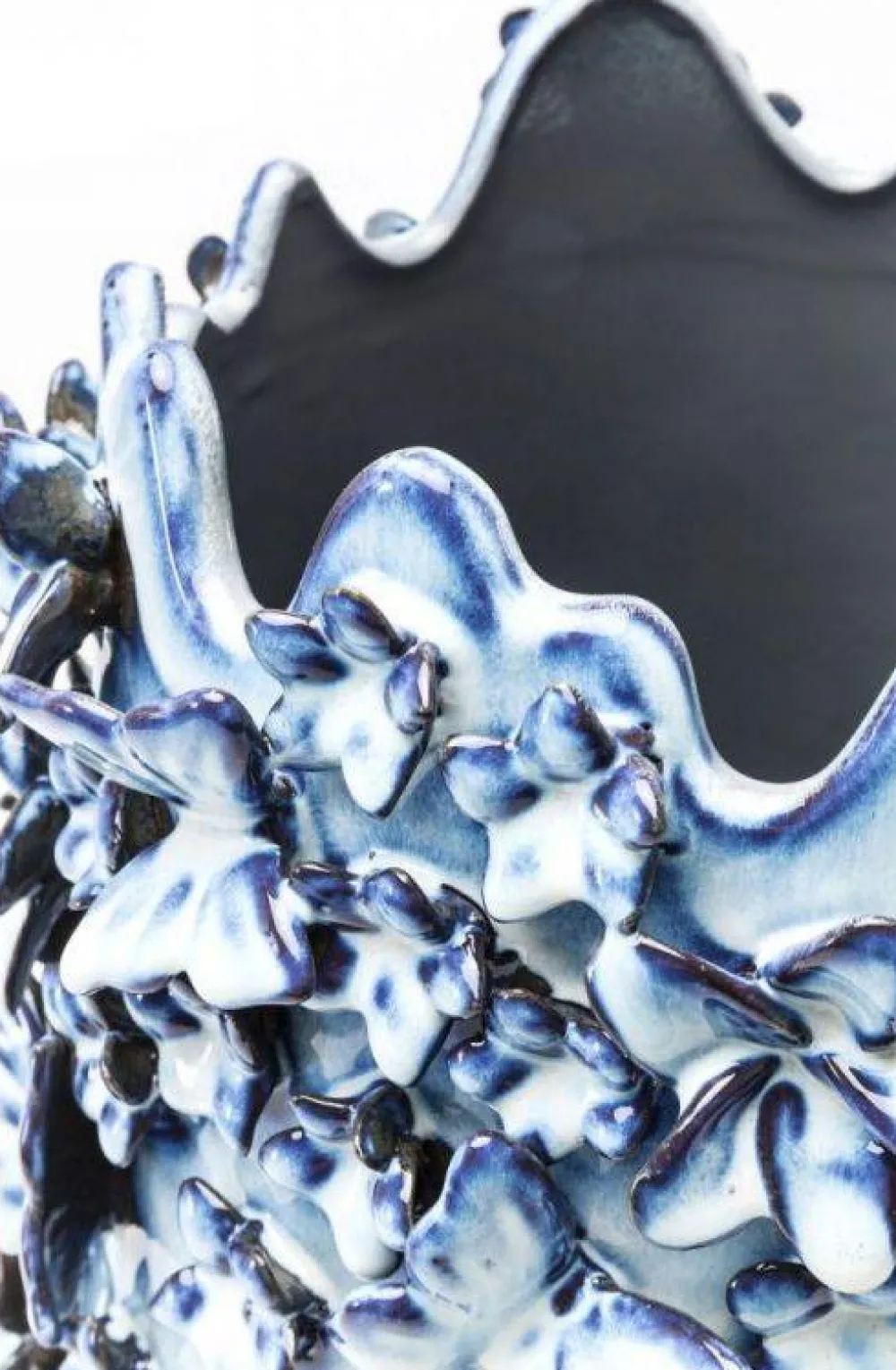 KARE Design Maljakot*Butterflies Perhoset Maljakko, Vaaleansininen 50cm