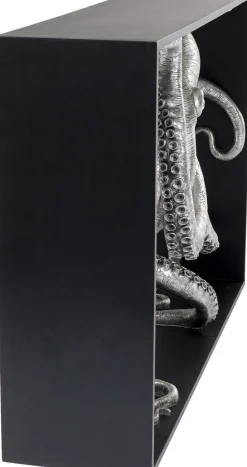 KARE Design Konsolipöydät Ja Sivupöydät*Calmar Mustekala Konsolipöytä, Hopea/musta 124x85cm