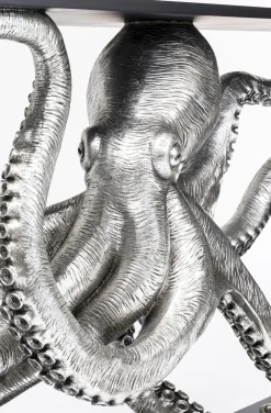 KARE Design Konsolipöydät Ja Sivupöydät*Calmar Mustekala Konsolipöytä, Hopea/musta 124x85cm