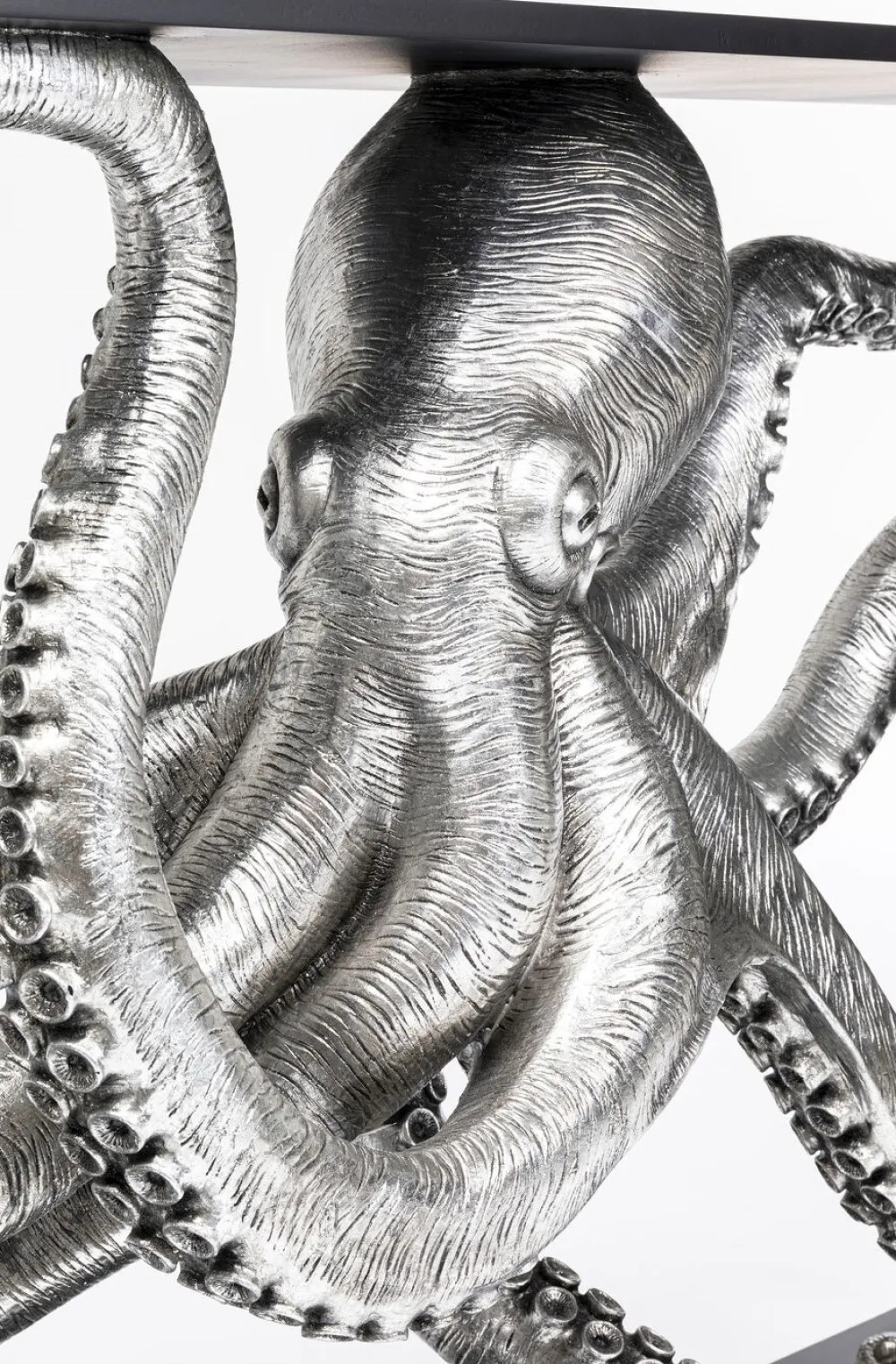 KARE Design Konsolipöydät Ja Sivupöydät*Calmar Mustekala Konsolipöytä, Hopea/musta 124x85cm