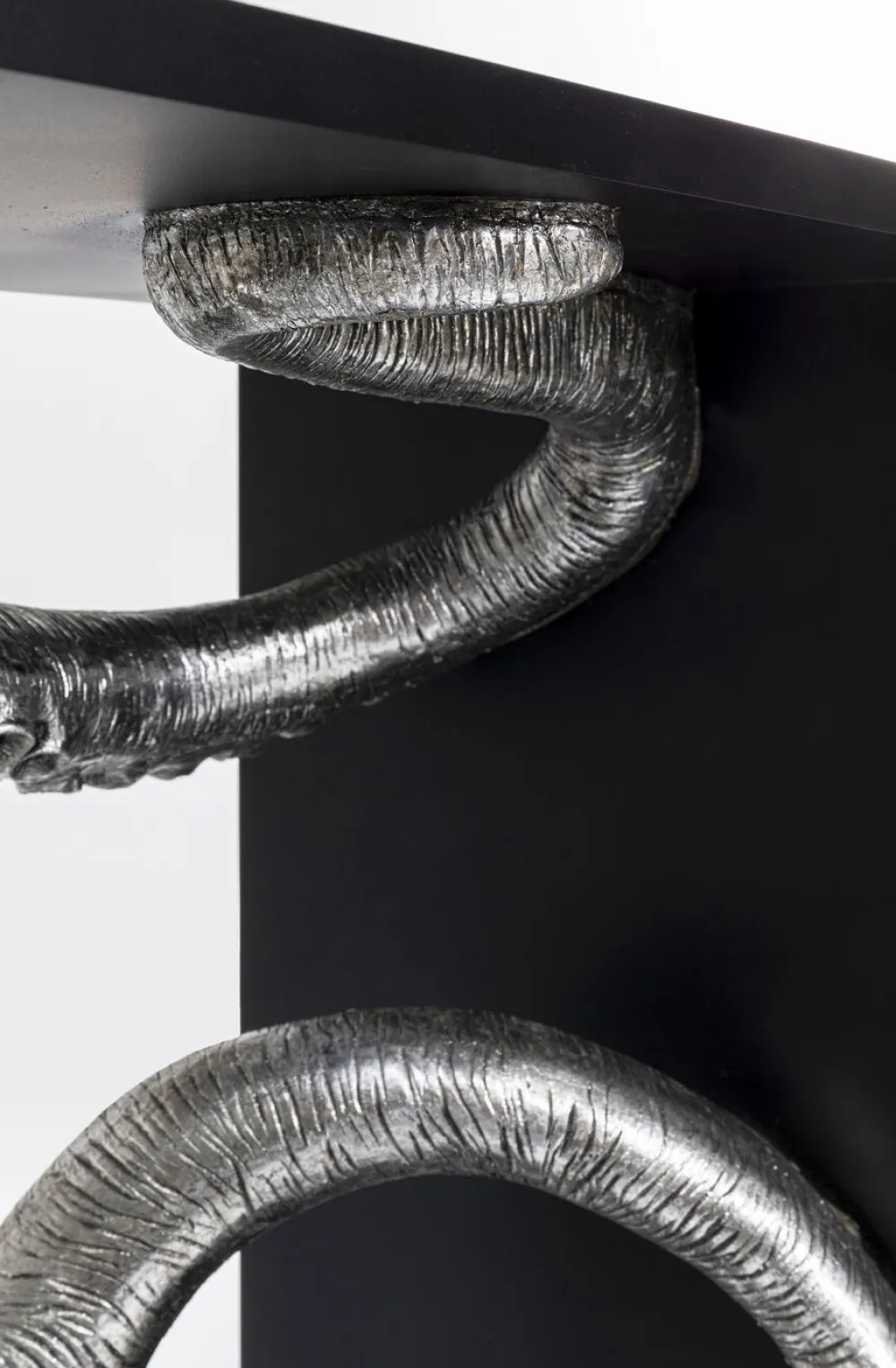 KARE Design Konsolipöydät Ja Sivupöydät*Calmar Mustekala Konsolipöytä, Hopea/musta 124x85cm