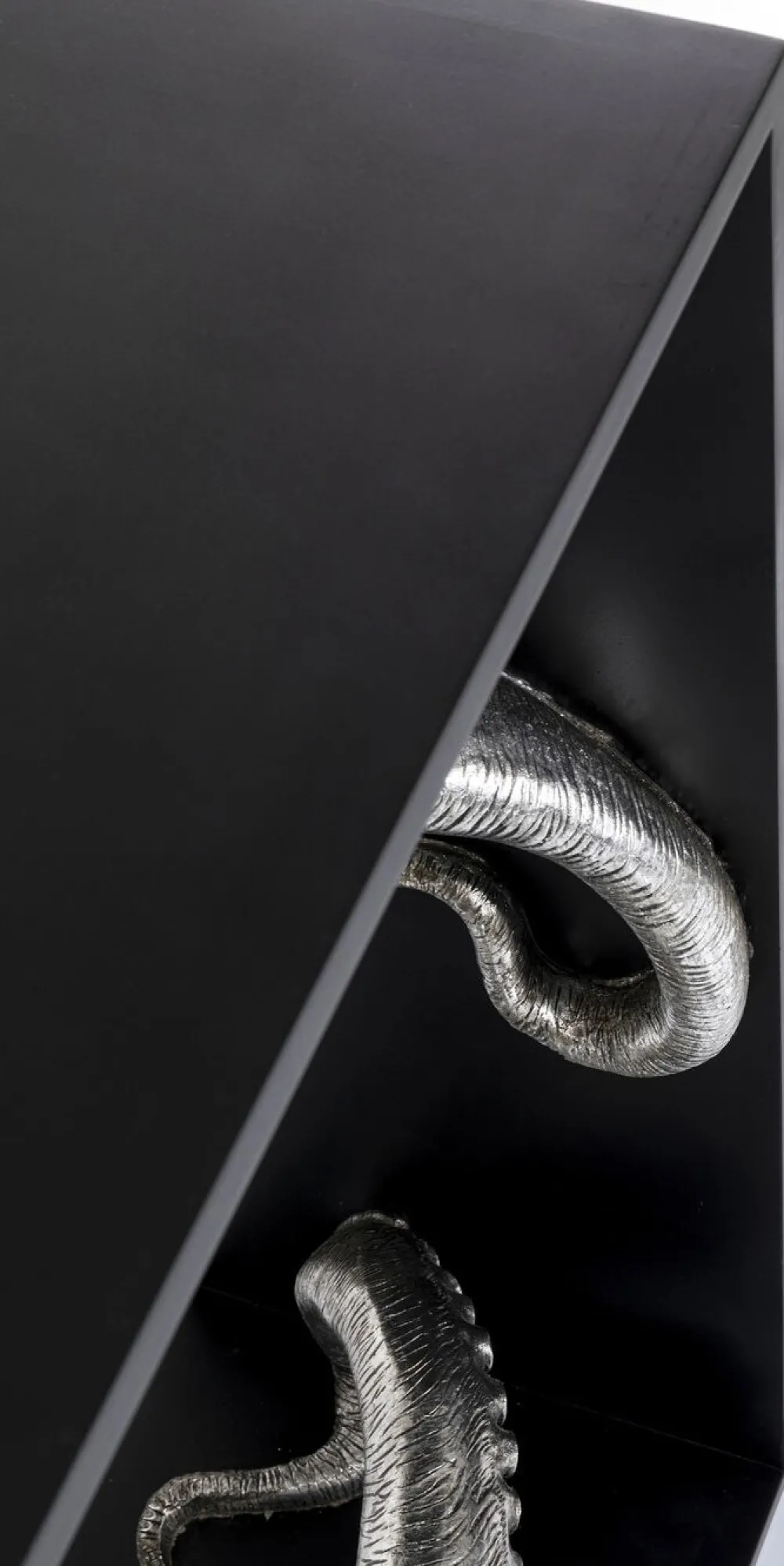 KARE Design Konsolipöydät Ja Sivupöydät*Calmar Mustekala Konsolipöytä, Hopea/musta 124x85cm