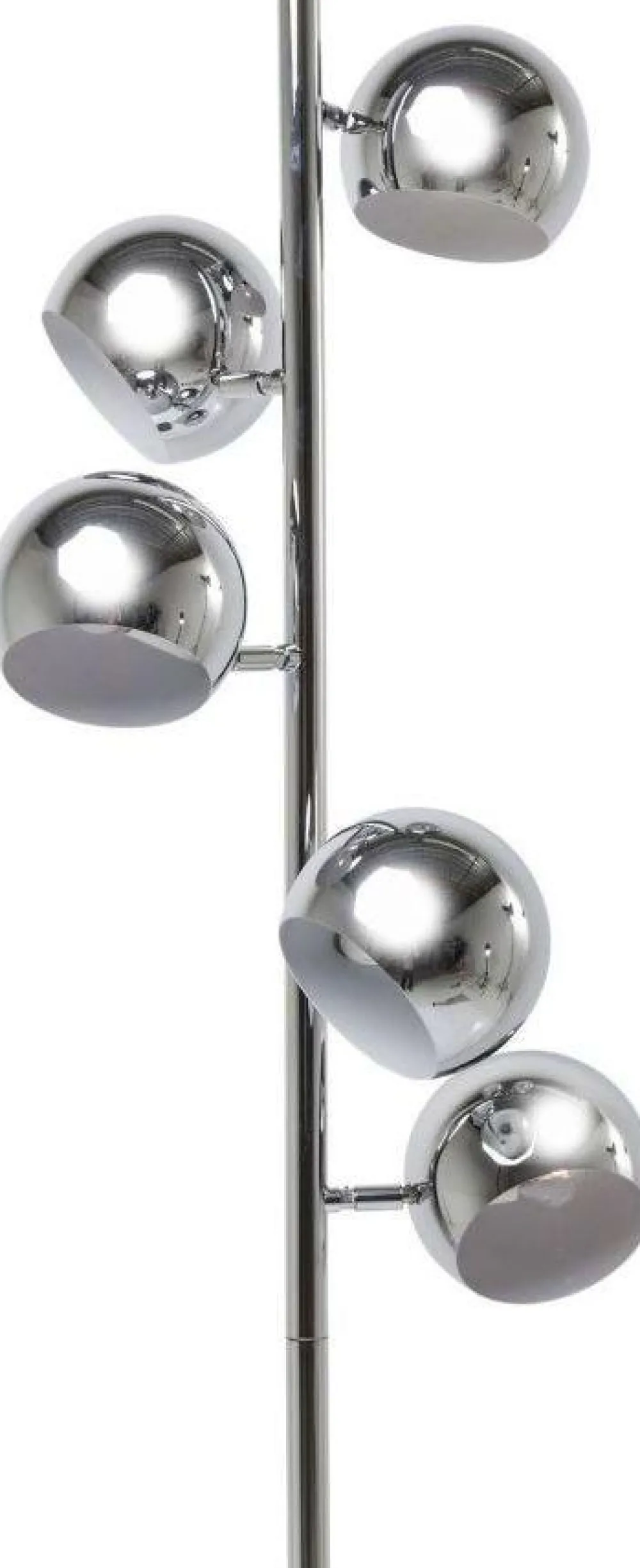 KARE Design Lattiavalaisimet|Olohuone*Calotta Chrome 5-lite Lattiavalaisin