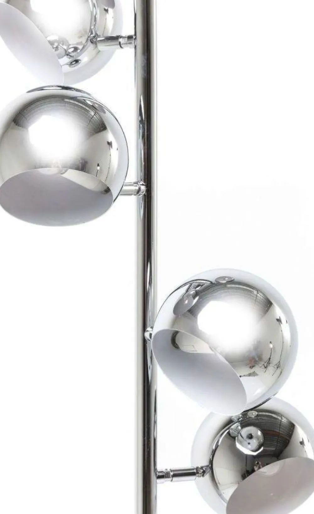 KARE Design Lattiavalaisimet|Olohuone*Calotta Chrome 5-lite Lattiavalaisin