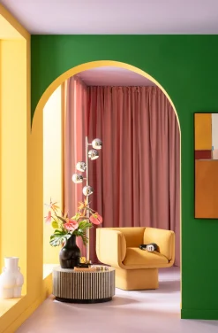 KARE Design Lattiavalaisimet|Olohuone*Calotta Chrome 5-lite Lattiavalaisin