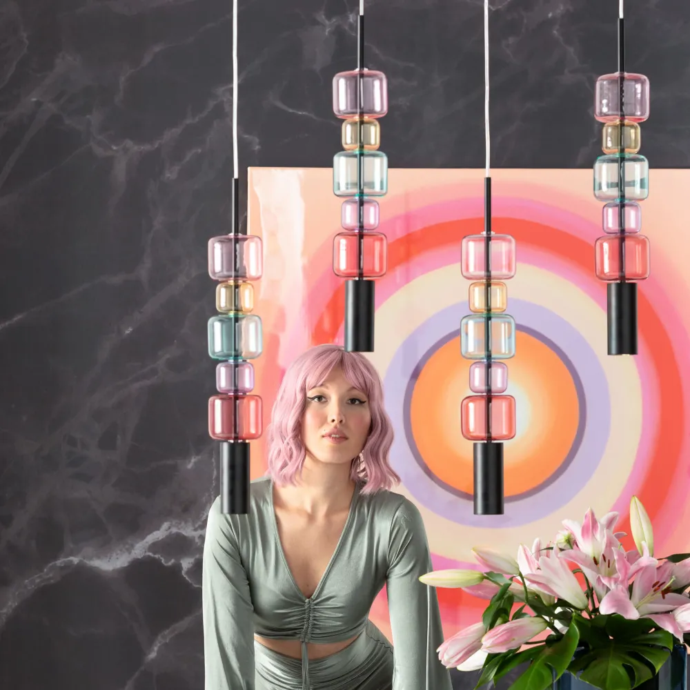 KARE Design Riippuvalaisimet*Candy Bar Colore Riippuvalaisin 100 Cm