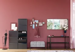 KARE Design Kenkäkaapit*Caruso 5 Kenkäkaappi, Antrasiitti (MO)