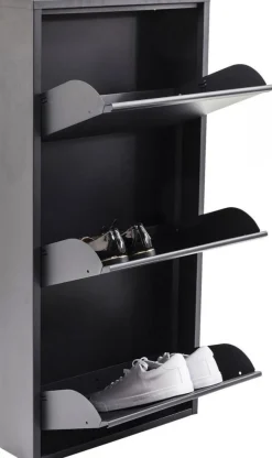 KARE Design Kenkäkaapit*Caruso 3 Kenkäkaappi, Antrasiitti