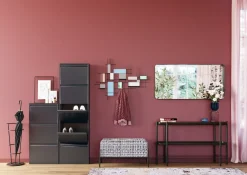 KARE Design Kenkäkaapit*Caruso 5 Kenkäkaappi, Antrasiitti