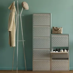 KARE Design Kenkäkaapit*Caruso 3 Kenkäkaappi, Harjattu Metalli (MO)