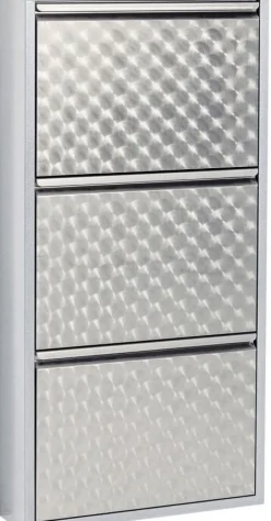 KARE Design Kenkäkaapit*Caruso 3 Kenkäkaappi, Harjattu Metalli (MO)