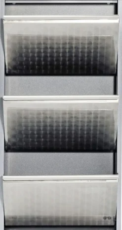 KARE Design Kenkäkaapit*Caruso 3 Kenkäkaappi, Harjattu Metalli (MO)